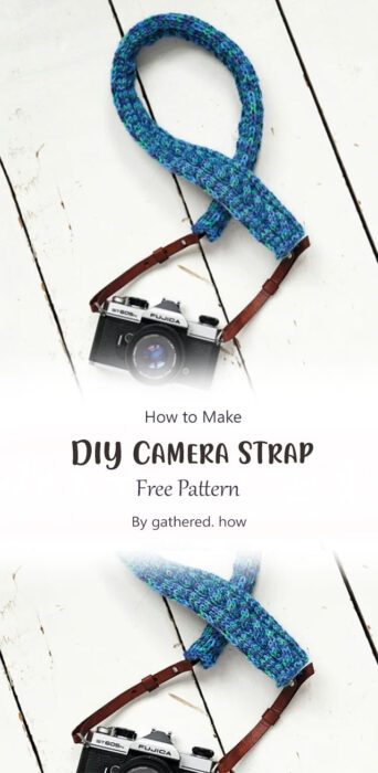 DIY Camera Strap By gathered. how