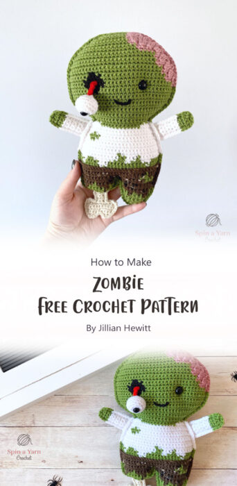 Zombie Free Crochet Pattern By Jillian Hewitt