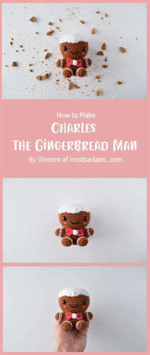 Charles the Gingerbread Man By Vincent of knotbadami. com