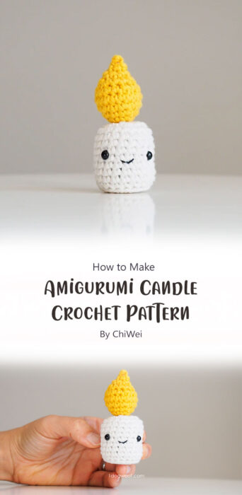 Amigurumi Candle Crochet Pattern By ChiWei