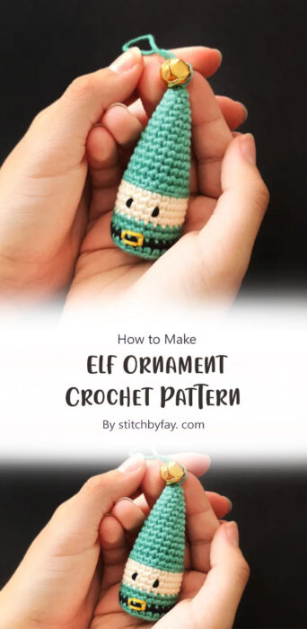 Elf Ornament Crochet Pattern By stitchbyfay. com