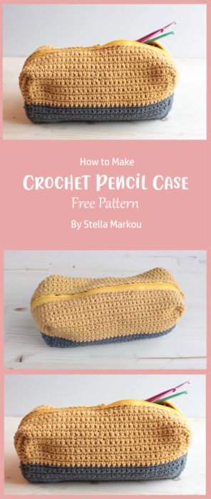 Crochet Pencil Case By Stella Markou