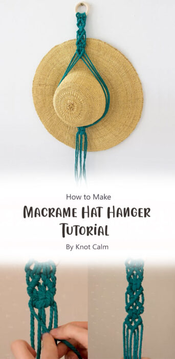 Macrame Hat Hanger Tutorial By Knot Calm