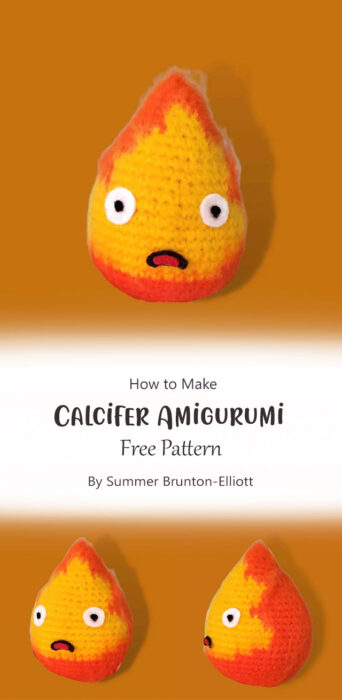 Calcifer Amigurumi By Summer Brunton-Elliott
