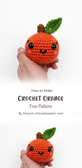 Crochet Orange By Vincent of knotbadami. com