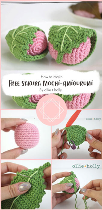 Free Sakura Mochi - Amigurumi Crochet Pattern By ollie+holly