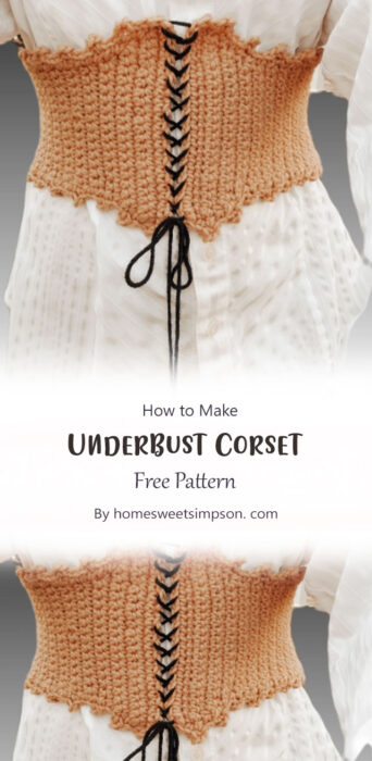 Underbust Corset By homesweetsimpson. com