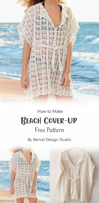 Pretty Beach Cover Up and Swim Cover Free Crochet Pattern Ideas (Part 2 ...