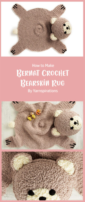 Bernat Crochet Bearskin Rug By Yarnspirations