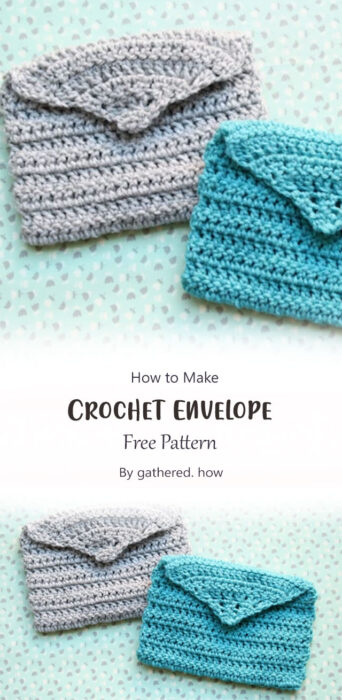 How to Crochet an Envelope By gathered. how