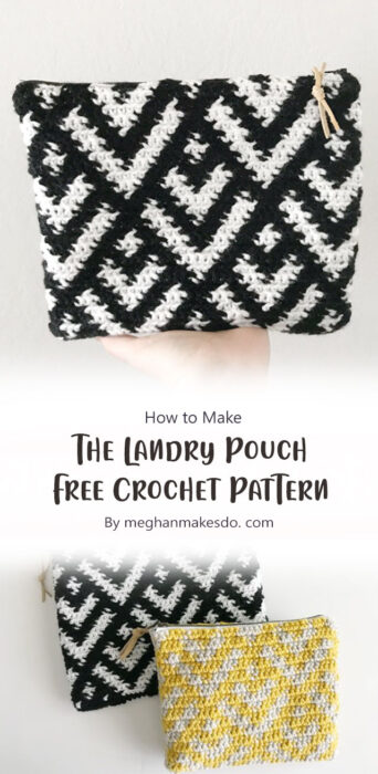 The Landry Pouch - Free Crochet Pattern By meghanmakesdo. com