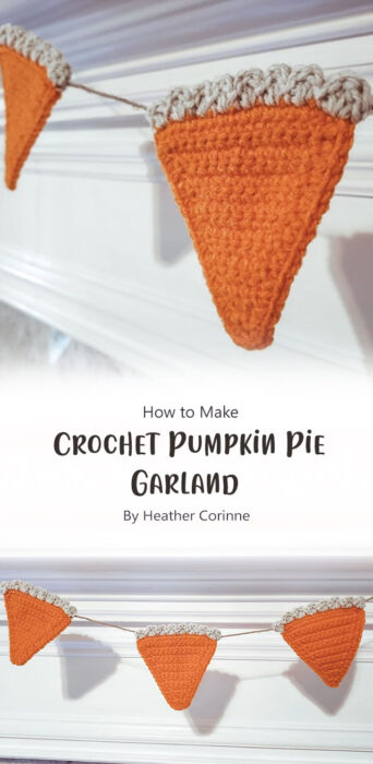 Crochet Pumpkin Pie Garland By Heather Corinne