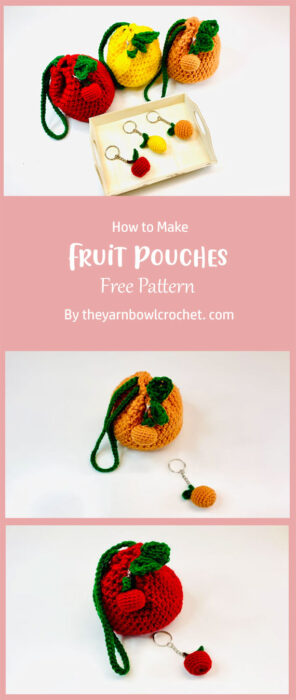 Fruit Pouches By theyarnbowlcrochet. com