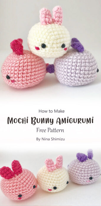 Mochi Bunny Amigurumi By Nina Shimizu