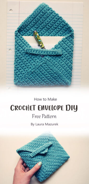 Crochet Envelope DIY By Laura Mazurek