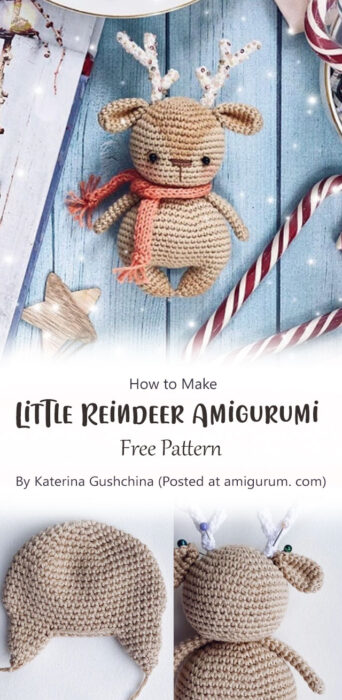 Little Reindeer Amigurumi By Katerina Gushchina (Posted at amigurum. com)