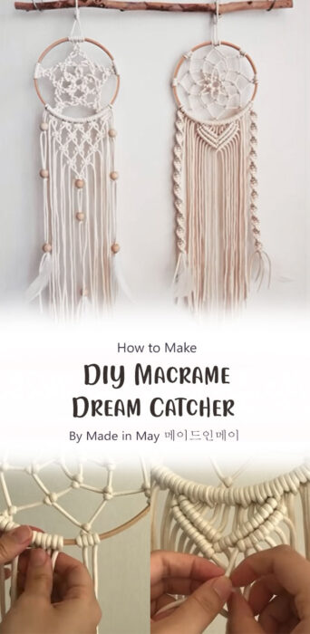 DIY Macrame Dream Catcher By Made in May 메이드인메이