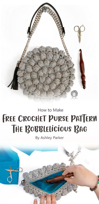 Free Crochet Purse Pattern - The Bobblelicious Bag By Ashley Parker