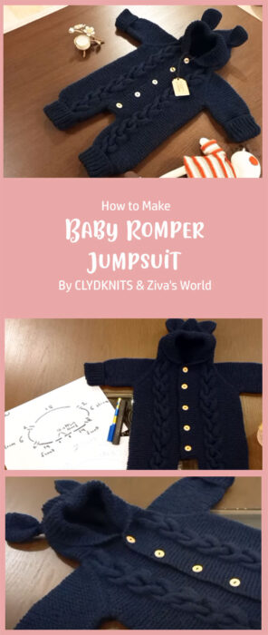 Baby Romper - Jumpsuit By CLYDKNITS & Ziva's World