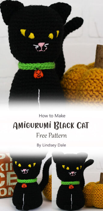Amigurumi Black Cat By Lindsey Dale