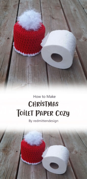 Christmas Toilet Paper Cozy By redmittendesign