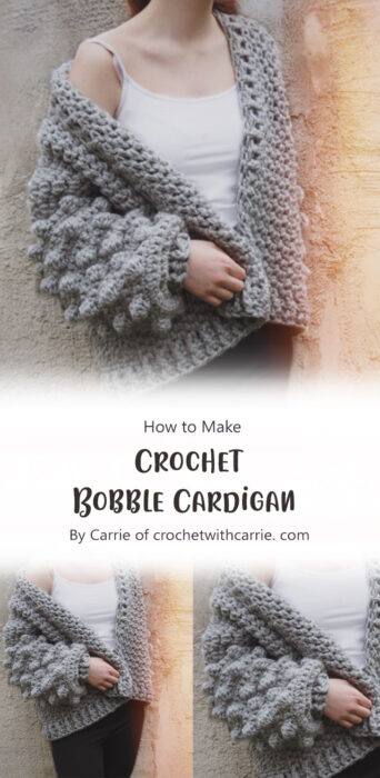 Best and Stylish Bobble Sweater & Cardigan Free Crochet Pattern Ideas ...