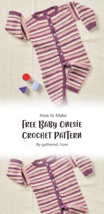 Free Baby Onesie Crochet Pattern By gathered. how