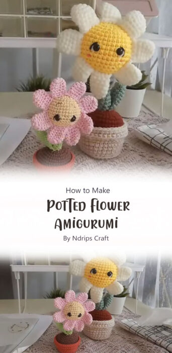 Potted Flower Amigurumi By Ndrips Craft