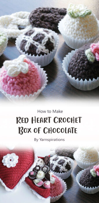 Red Heart Crochet Box of Chocolate By Yarnspirations
