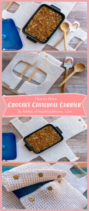 Casserole Carrier Free Crochet Pattern By Ashlea of hearthookhome. com