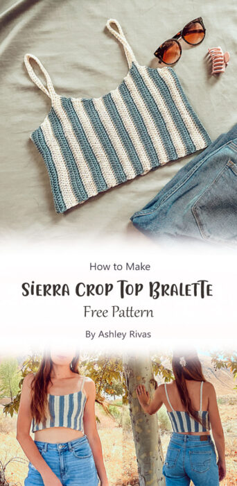 Sierra Crop Top Bralette By Ashley Rivas