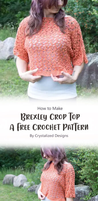 Brexley Crop Top - A Free Crochet Pattern By Crystalized Designs