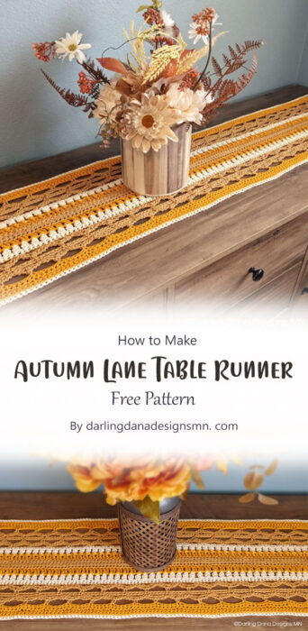 Autumn Lane Table Runner By darlingdanadesignsmn. com