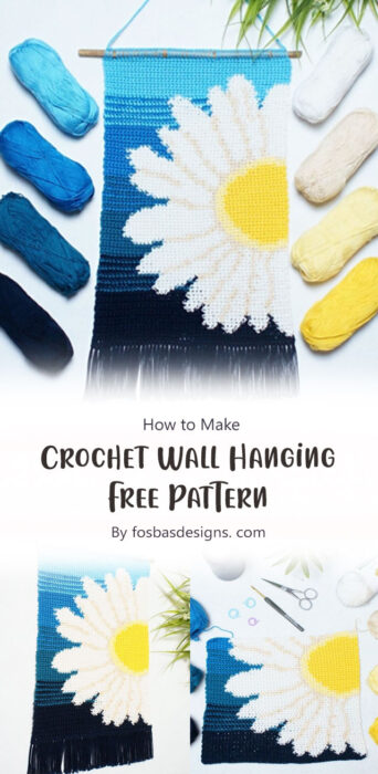 Crochet Wall Hanging Free Pattern By fosbasdesigns. com