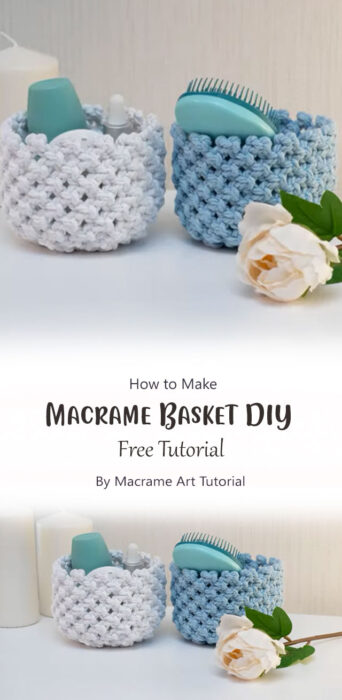 Macrame Basket DIY By Macrame Art Tutorial