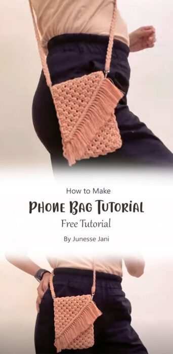 Phone Bag Tutorial By Handmade by Junesse Jani