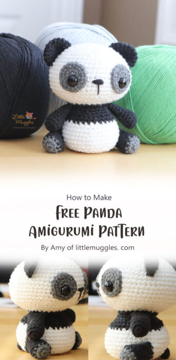Free Panda Pattern By Amy of littlemuggles. com