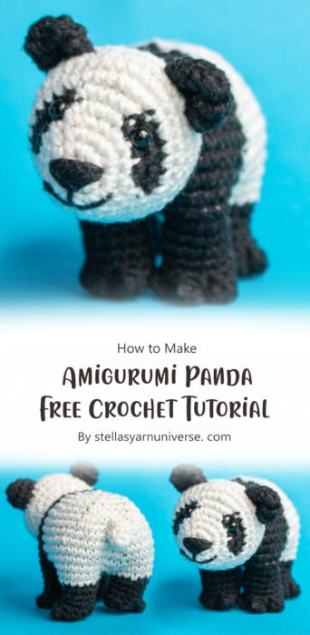 Amigurumi Panda Free Crochet Pattern By stellasyarnuniverse. com
