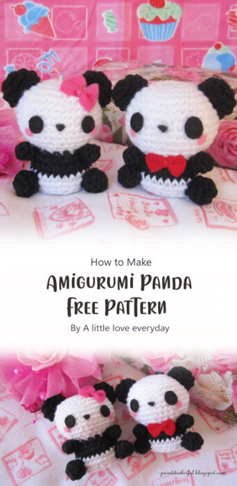 Amigurumi Panda Free Pattern By A little love everyday