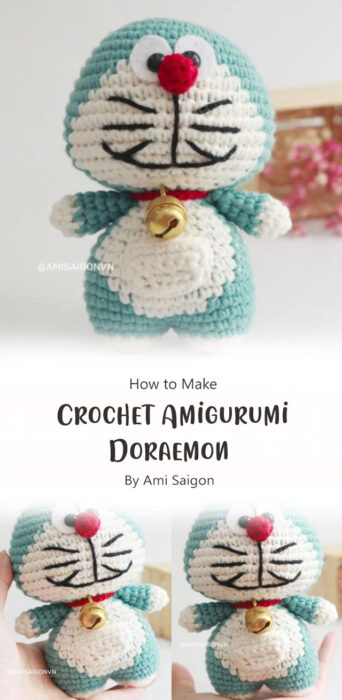 Crochet Amigurumi Doraemon By Ami Saigon