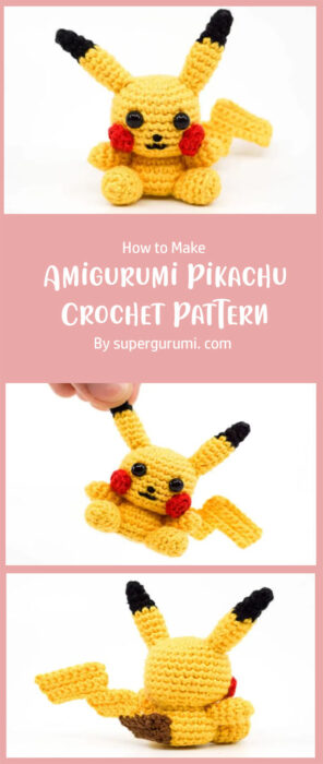 Best Amigurumi Pikachu Free Crochet Pattern Ideas - Carolinamontoni.com