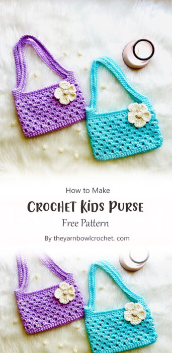 Crochet Kids Purse By theyarnbowlcrochet. com