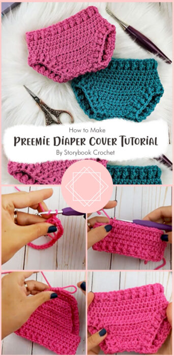 Preemie Diaper Cover Crochet Pattern By Storybook Crochet