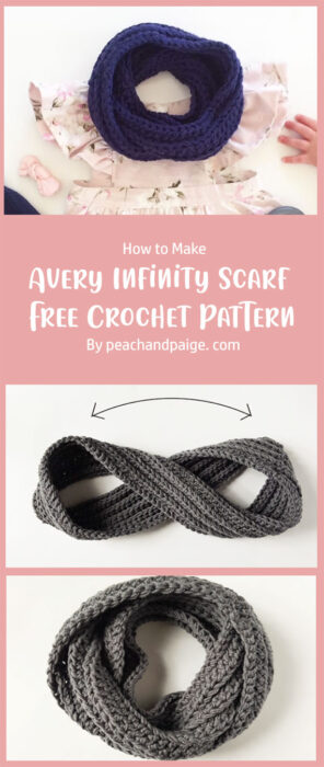 Avery Infinity Scarf - Free Crochet Pattern By peachandpaige. com