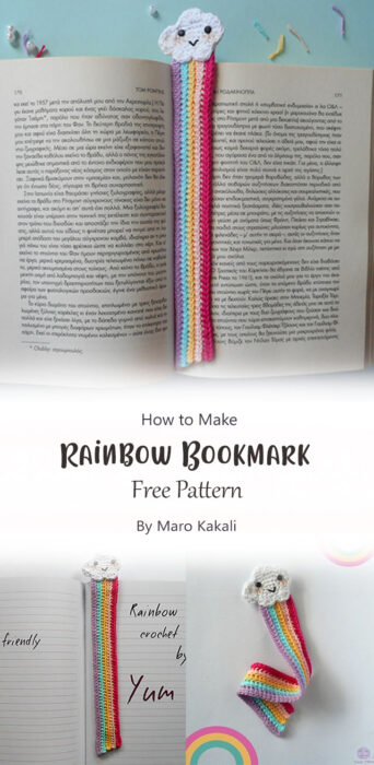 Rainbow Bookmark By Maro Kakali