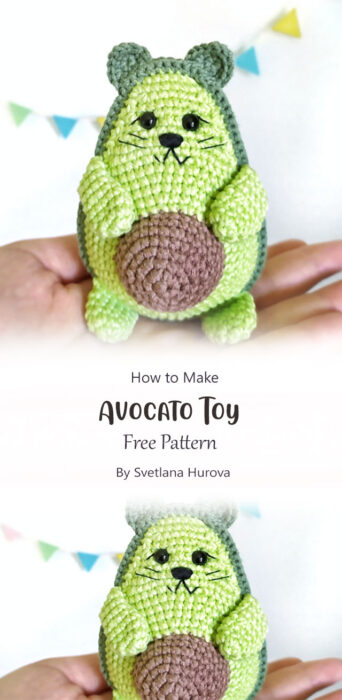 Avocato Toy By Svetlana Hurova