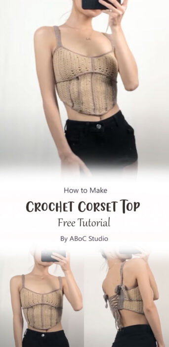 Crochet Corset Top By ABoC Studio