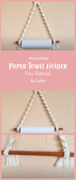 Easy To Make Paper Towel Holder By Craftrr