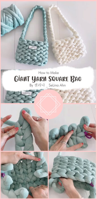 Giant Yarn Square Bag By 셀리나 _ SeLina Ahn
