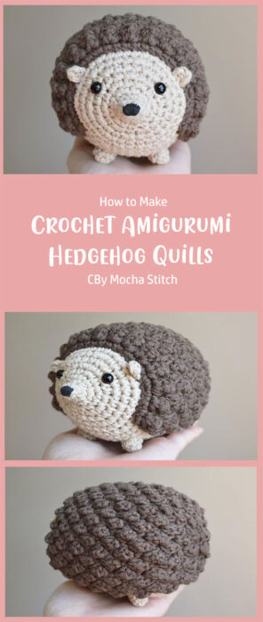 Crochet Amigurumi Hedgehog Quills By Mocha Stitch